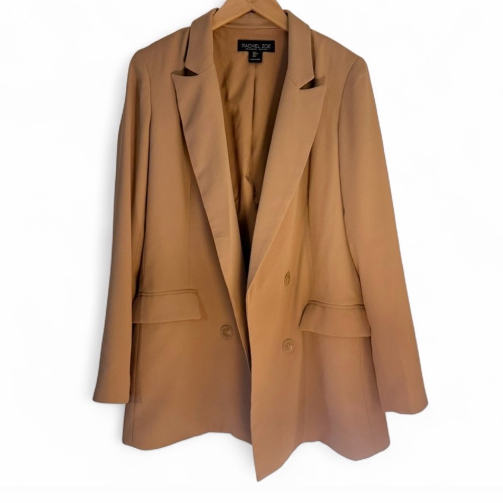 Rachel Zoe Women's Tan Long Blazer